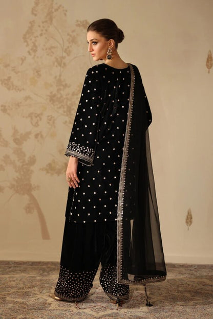 Ava 3Pc - Velvet Dress