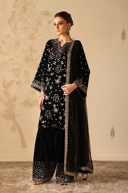 Ava 3Pc - Velvet Dress